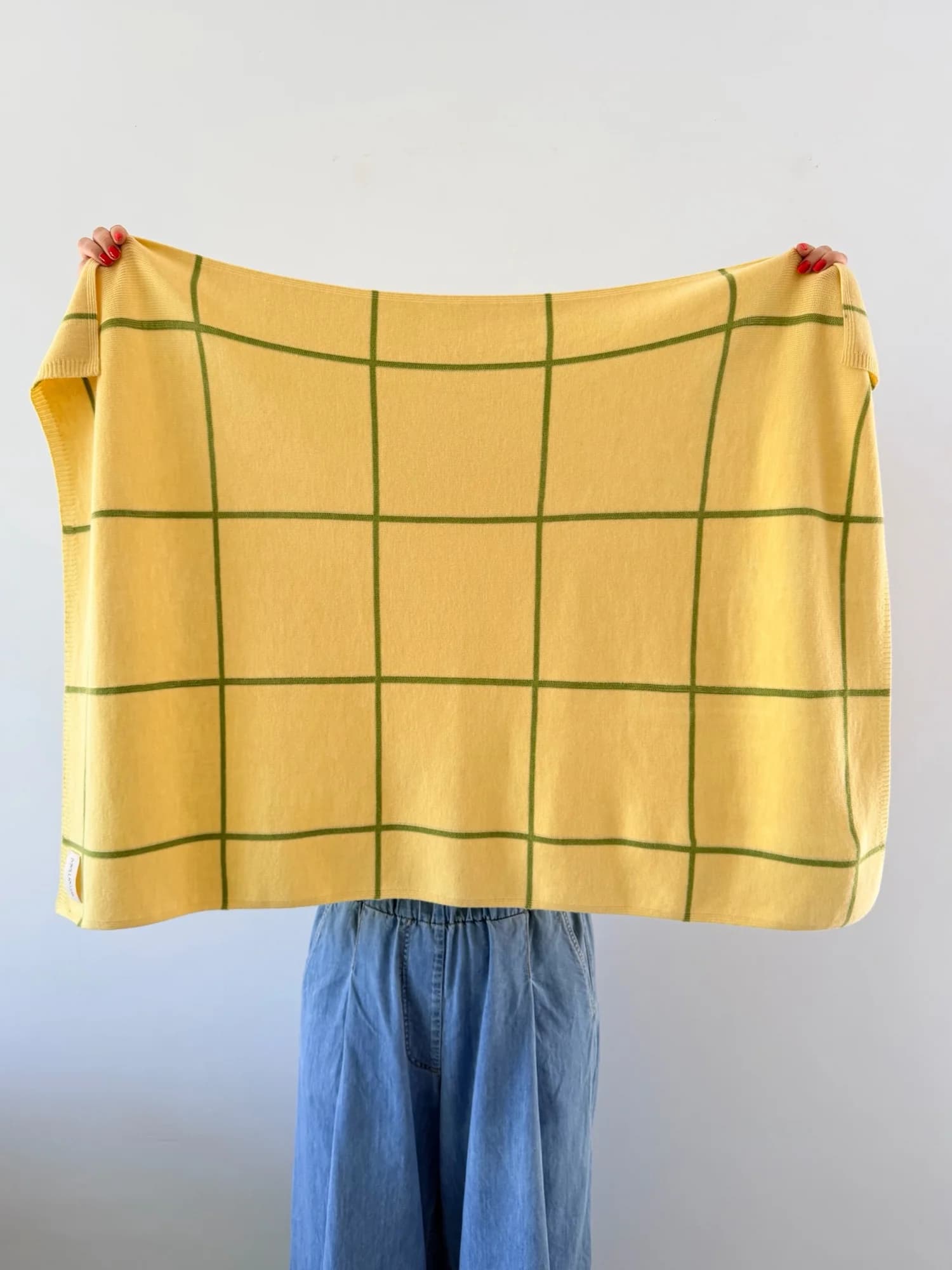 Merino wol blanket primrose