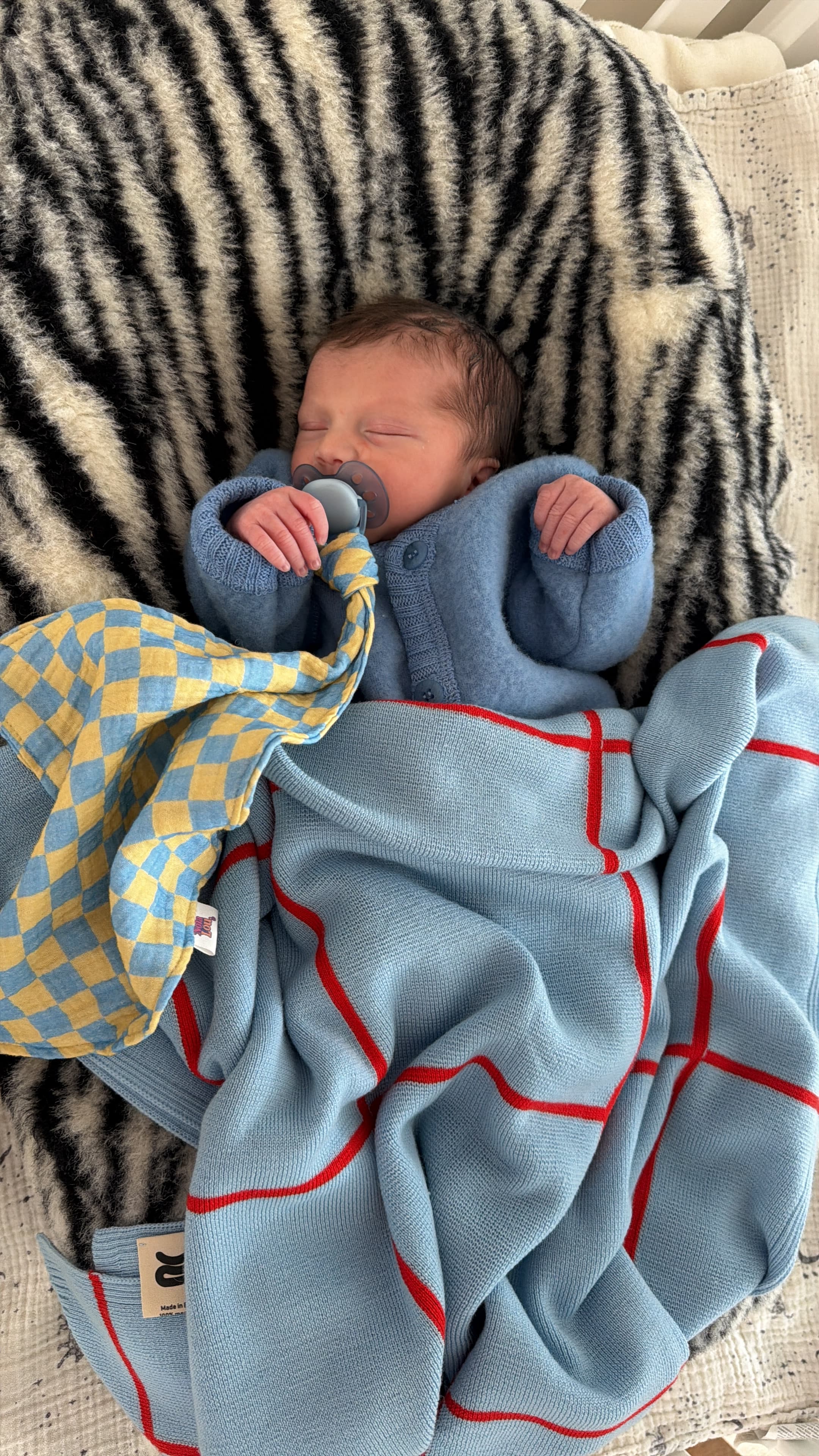 Merino wol blanket sky